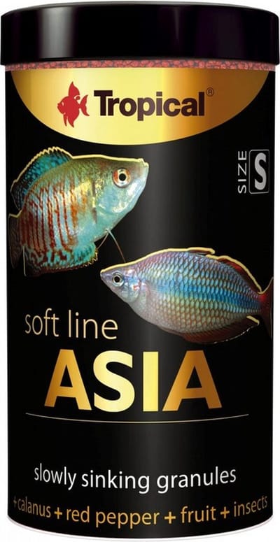 TROPICAL Soft Line Asia Size S - voer voor aquariumvissen - 250 ml/125 g