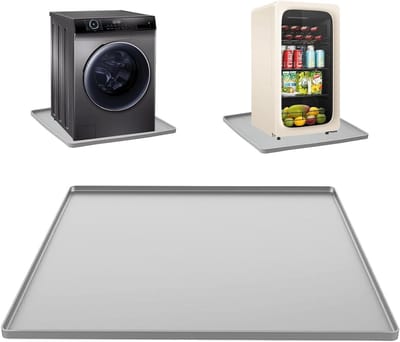 Waterdichte Siliconen Wasbak 60 x 60 cm voor Vloerbescherming, Levensmiddelen en Huishoudelijke Apparaten, Ideaal voor Wasmachines en Afwasmachines
