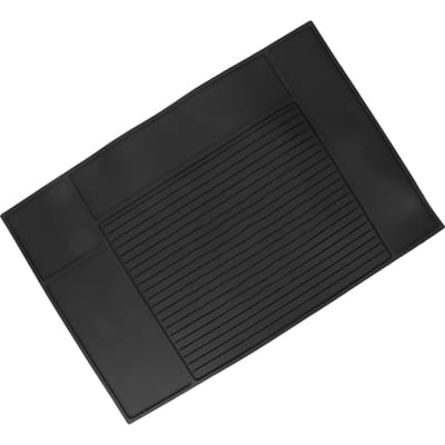 Tapis Imperméable pour Outils de Coiffure Résistance Haute Basse Température Coussinets de Rangement pour Outils de Coiffeur black
