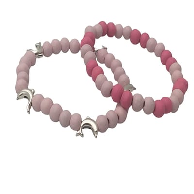 Aanpasbare armband-beads dolphin