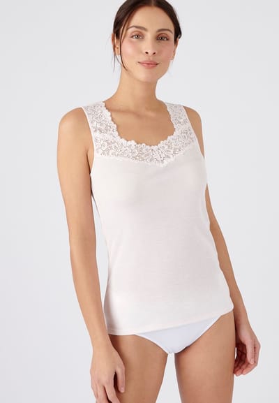 Damart - Zijdezachte tanktop Thermolactyl - Dames - Roze - XS