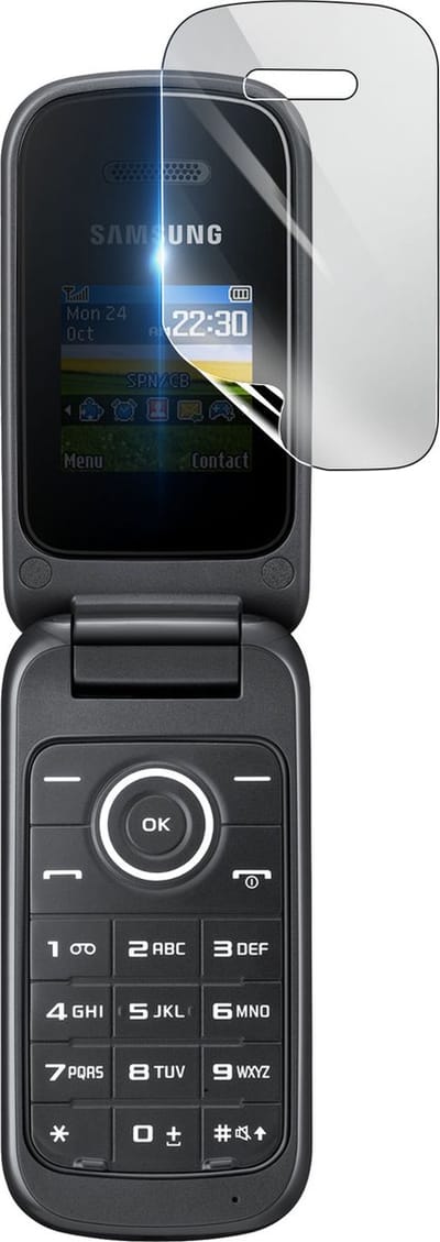 3mk, Geschikt voor Samsung E1190, Schokbestendige Hydrogel Screenprotector, Transparant