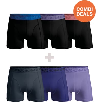 Muchachomalo Boxershort Heren – 6 Pack – 95% Katoen – Heren Ondergoed – Kleding – Stevig Ondergoed – Onderbroeken Heren
