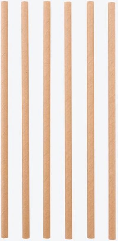 Point-Virgule set van 48 papieren rietjes bruin 19.5cm