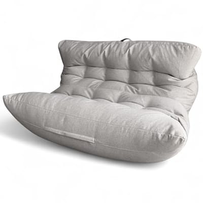 XXL Zitzak 2-Persoons Lichtgrijs – Comfortabele Beanbag voor Woonkamer en Slaapkamer – Perfect om te Lezen, Gamen of Ontspannen