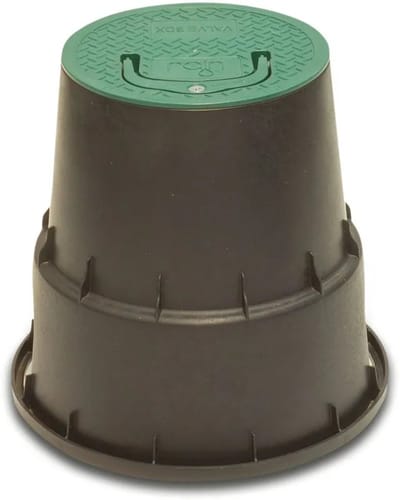 Rain Hydrantput rond PP zwart/groen
