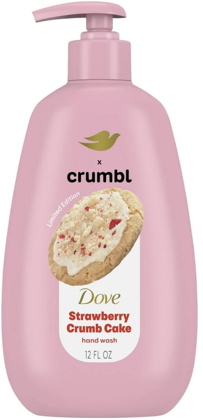 Dove Crumbl Moisturizing Liquid Hand Soap Strawberry Cookie