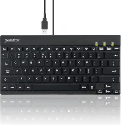 Compact QWERTY Mini-toetsenbord met USB-aansluiting