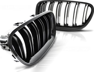 Grill BMW F10 / F11 10-16 M5 LOOK GLANZEND ZWART