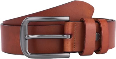 De Lederwaren Ambacht - Heren Riem - Rundleer - Bruin - Maat 90