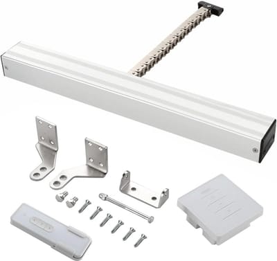 Automatische Raamopener - Elektrische Raamregelaar - Verbeter Ventilatie - Met Regensensor - 30-100 cm - Zilver