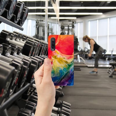 Bookcase Xiaomi Mi 9 Watercolor Dark