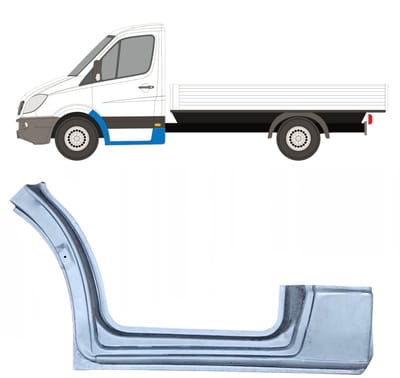 Reparatiepaneel voorste spatbord met deel van dorpel voor Volkswagen Crafter 05-17