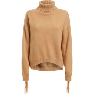Guess - Leonie Roll Neck Ls Sweater G197 Khaki Tan W2BR32 Z2WX0