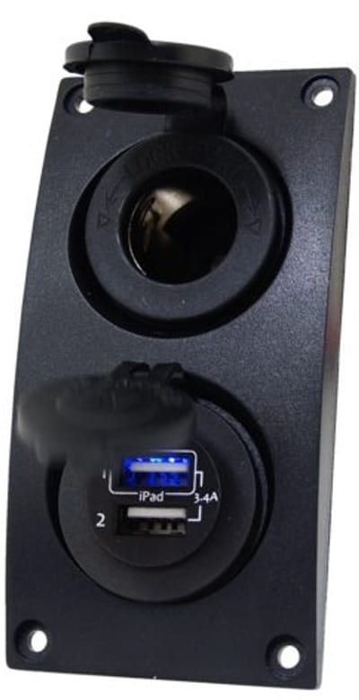 Curved Add -On paneel 12V & Dubbel USB