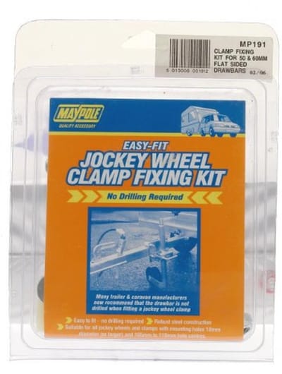 Jockey Wielklem Bevestigingsset 50/60 mm - Eenvoudige Montage Zonder Boren
