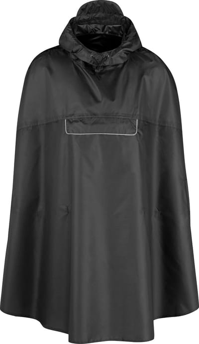 BJØRNSON Haps Regenponcho Fiets Dames & Heren - Fietsponcho - Zwart