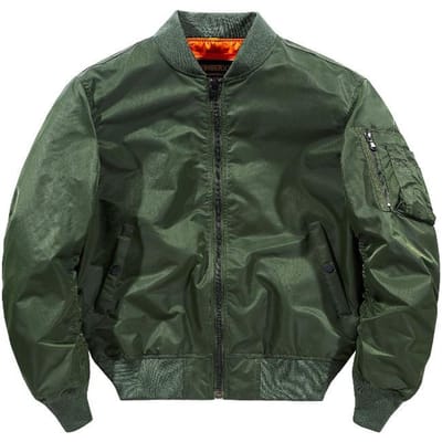 Lente Nieuw Luchtmacht Pilot Jas Heren Motorfiets Effen Kleur Jas Plus Size Militair Uniform Baseball Kraag Vliegpak 4XL