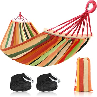 Hangmat met Draagtas - Ruimtebesparend voor Camping en Reizen - Strand Outdoor Hangmatten - 660lbs Capaciteit