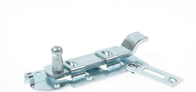 WAELBERS rolschuif met bocht | 100 x 45 mm | verzinkt
