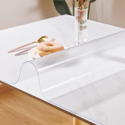 Waterdichte Tafelhoes Beschermmat 22 x 22 Inch - 1,5 mm Dikke PVC Dekking voor Tafel