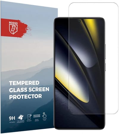 Rosso Screen Protector Geschikt voor Xiaomi Poco F6 | 9H Tempered Glass | Glasplaatje | Beschermlaag | Beschermglas | 9H Hardheid