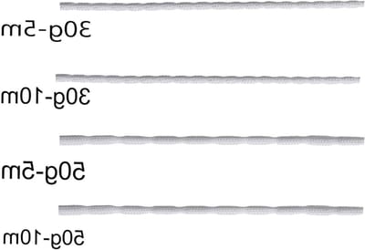 Gidsketting voor gordijnen, stof en muggennetten - Robuuste verzwaarde tape en ketting (50g - 5m)