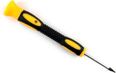 Torx Schroevendraaier - Precisie Tool - Elektronica Reparatie - Met Gat - 3mm As - Geel