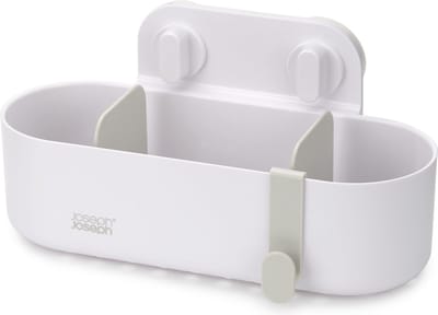 Joseph Joseph Duo Opal - Douchecaddy met Zuignap - Kunststof - Wit