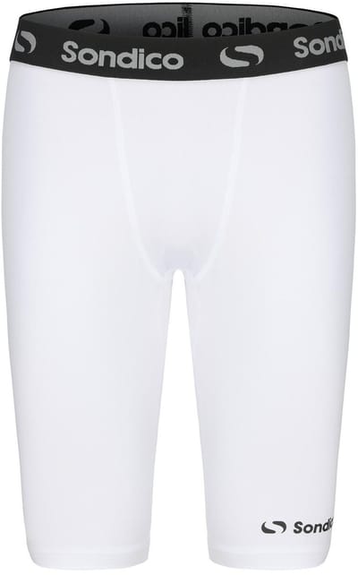 Sondico slidingshort - slidingbroek - Lengte 23 cm - Heren - Kleur White - maat S