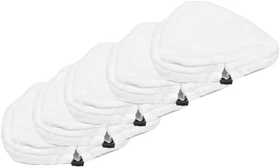 Vervangende Pads - Microvezel Doeken - Stoomreiniger Onderhoud - Wasbaar Materiaal - 46x15x20 cm - Wit