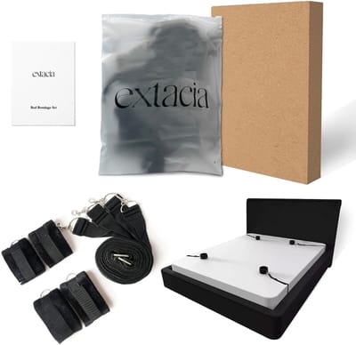 Extacia BDSM Bed Handboeien - Matras SM Set - Bondage Handboeien Set - Handboeien - Sex Toy voor Koppels - Seksspeeltje