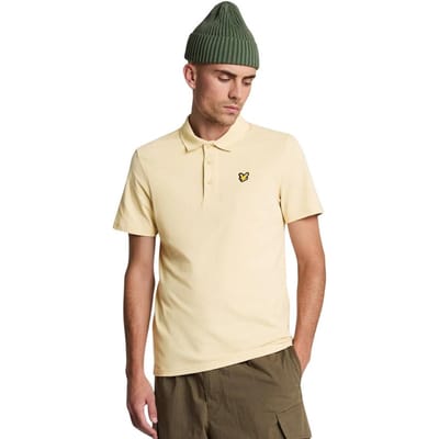 Lyle and Scott Sport SS Polo Heren Beige - Maat S