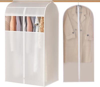 La'Moussawi ® Kledingbeschermhoes voor Volledig Beschermde Kledingopslag met Rits en Lichtdoorlatend Ontwerp