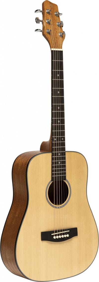 Stagg Spruce Travel : (3/4e) western reisgitaar met sparren bovenblad
