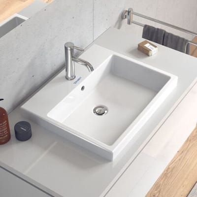 Duravit Vero Air built-in washbasin with 1 tap hole 55 x 45.5 cm 0383550000