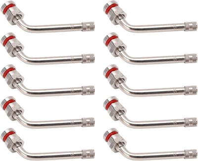 Dailygoods- Ventiel - 10 Stuks - Geschikt voor Alcoa 22.5/24.5 Inch - Hoogwaardig Aluminium - Schokbestendig - Lange Levensduur - Eenvoudige Installatie - Ventielstem