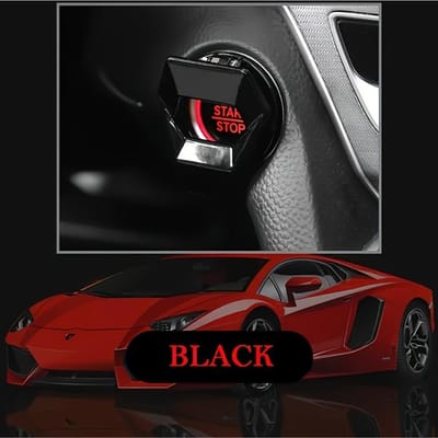 Autosleutel startkap, beschermkap voor contactslot, krasbestendige decoratieve hoes voor auto-interieur met startfunctie. gray