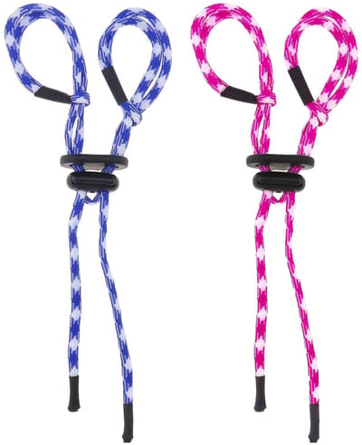 Dailygoods- Vingersling 2 Stuks - Verstelbare Boog Sling - Roze/Blauwe Kleur - Lichtgewicht 18 g - Handbescherming Accessoire - Competitieve Recurve - Boogschietaccessoire