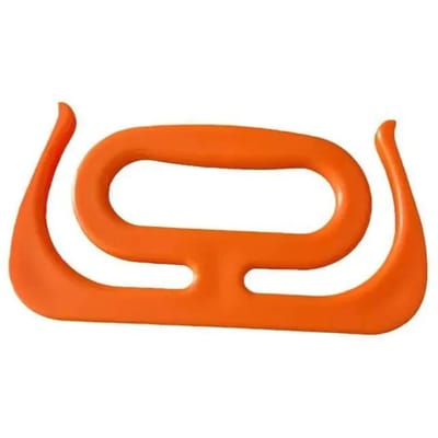 Draagbare Tas Grip Boodschappentas Drager Winkeldrager Boodschappenhouder Clips Handvatdrager Voor Winkelen oranje