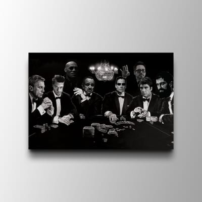 Poster op Hoge kwaliteit pvc - 40x50cm (zonder frame) - Wall Art Bekende personen - Wanddecoratie - Canvas - Legends wallpaper - Uniek design