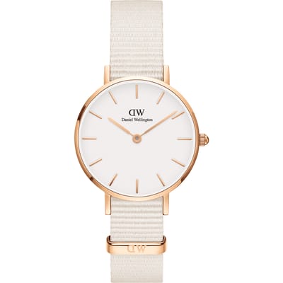 Daniel Wellington DW Watch Federica Scagnetti x DW: Petite Chalk Nato Rose Gold 28mm