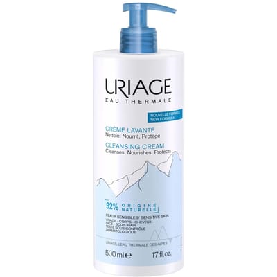 Uriage thermal water cleansing cream creamy cleansing gel 500ml