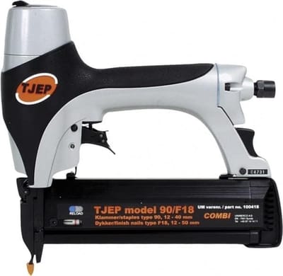 Combinatie nietmachine en tacker voor nieten en brads tot 50 mm