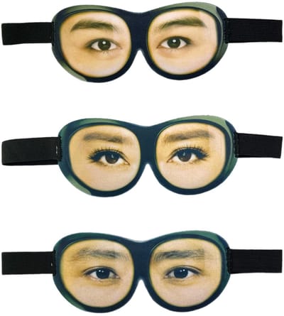 Dailygoods- Oogmaskers 3-delig - Grappig ontwerp - Reisoogmaskers - Zacht polyester - Comfortabel - Formaat 17 x 7,5 cm - Slaapmasker