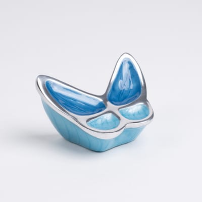 Mini Vlinder Urn 50 ml Blauw - Urn voor Menselijke As - Crematie Urn voor As Volwassenen - Dieren Urn voor As Crematie - Urn Hond - Urn Kat