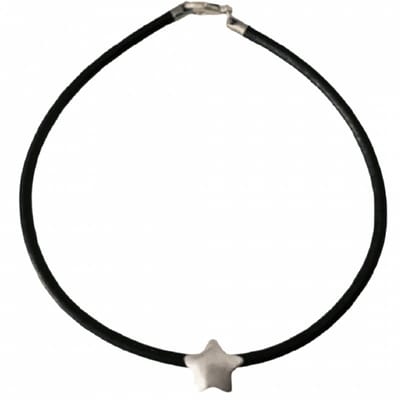 Enkelkoord Zwart Ster- 25 cm- Charme Bijoux