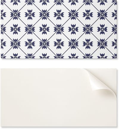 Decoratief zelfklevend vinyl wandpaneel 100x50 cm met stijlvol geometrisch patroon