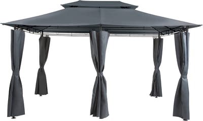 COLOS - Tuinpaviljoen - Grafietgrijs - Staal