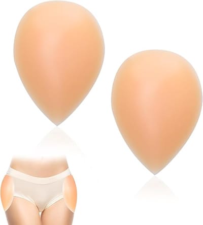 Daity 1 paar - Herbruikbare siliconen bilkussentjes voor vrouwen - ontworpen om de billen te liften en te vergroten - antislip bilkussentjes voor platte billen (19*14,5*1,5 cm)